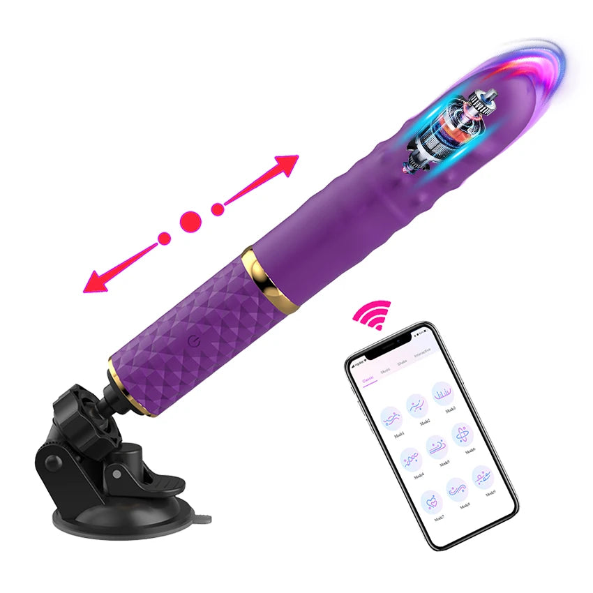 Masturbation Sex Machine Retractable Vibrator
