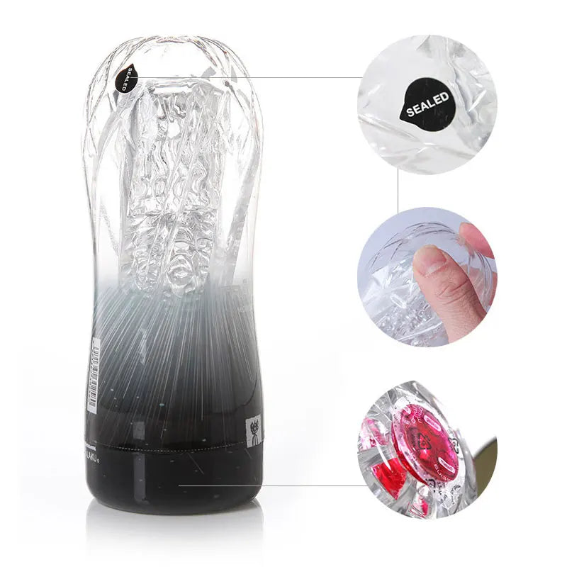 Cup Soft Pussy Sex Toys Transparent Vagina