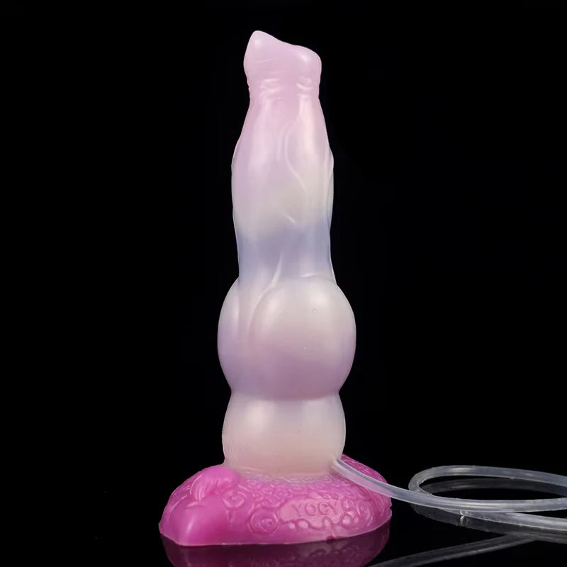 Squirting Function Knot Dildo Fantasy Wolf Dildo