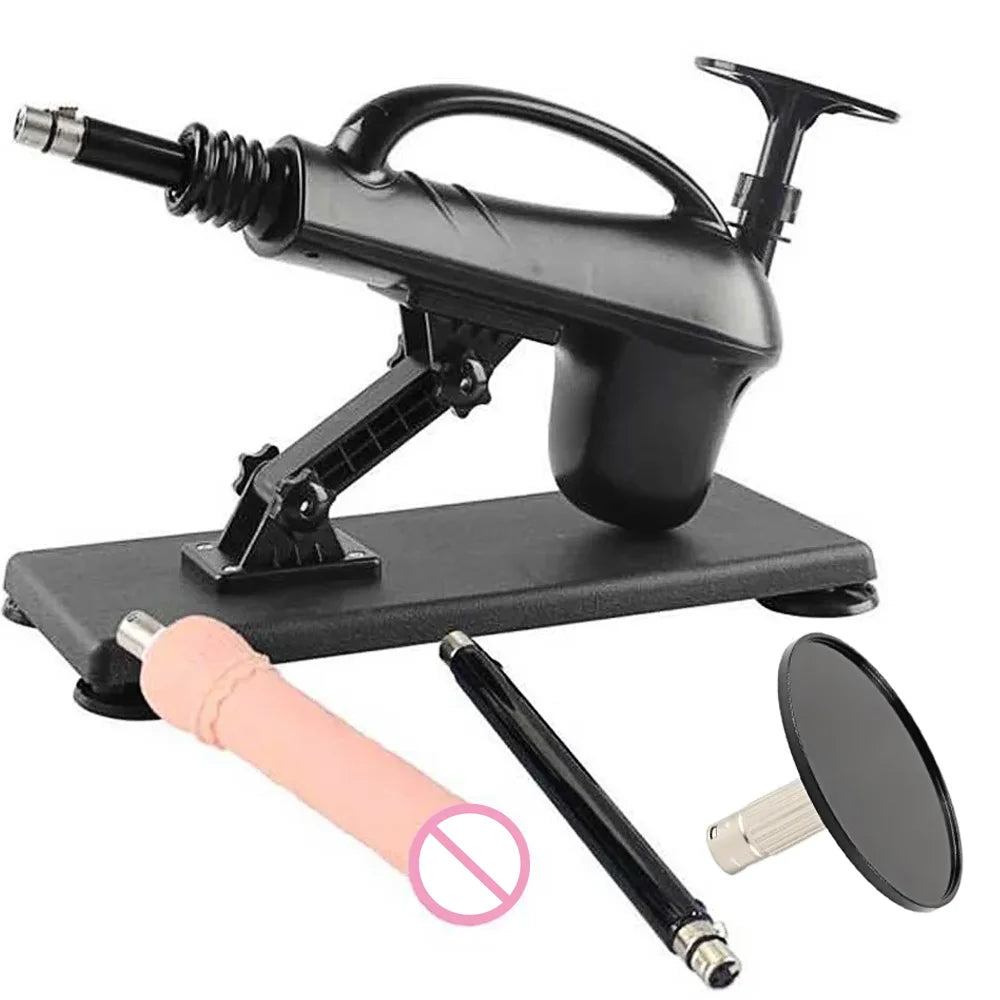 Portable Automatic Sex Machine with Dildos Sets