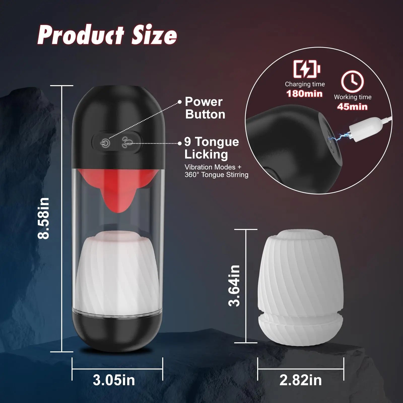 Penis Vibrator with APP