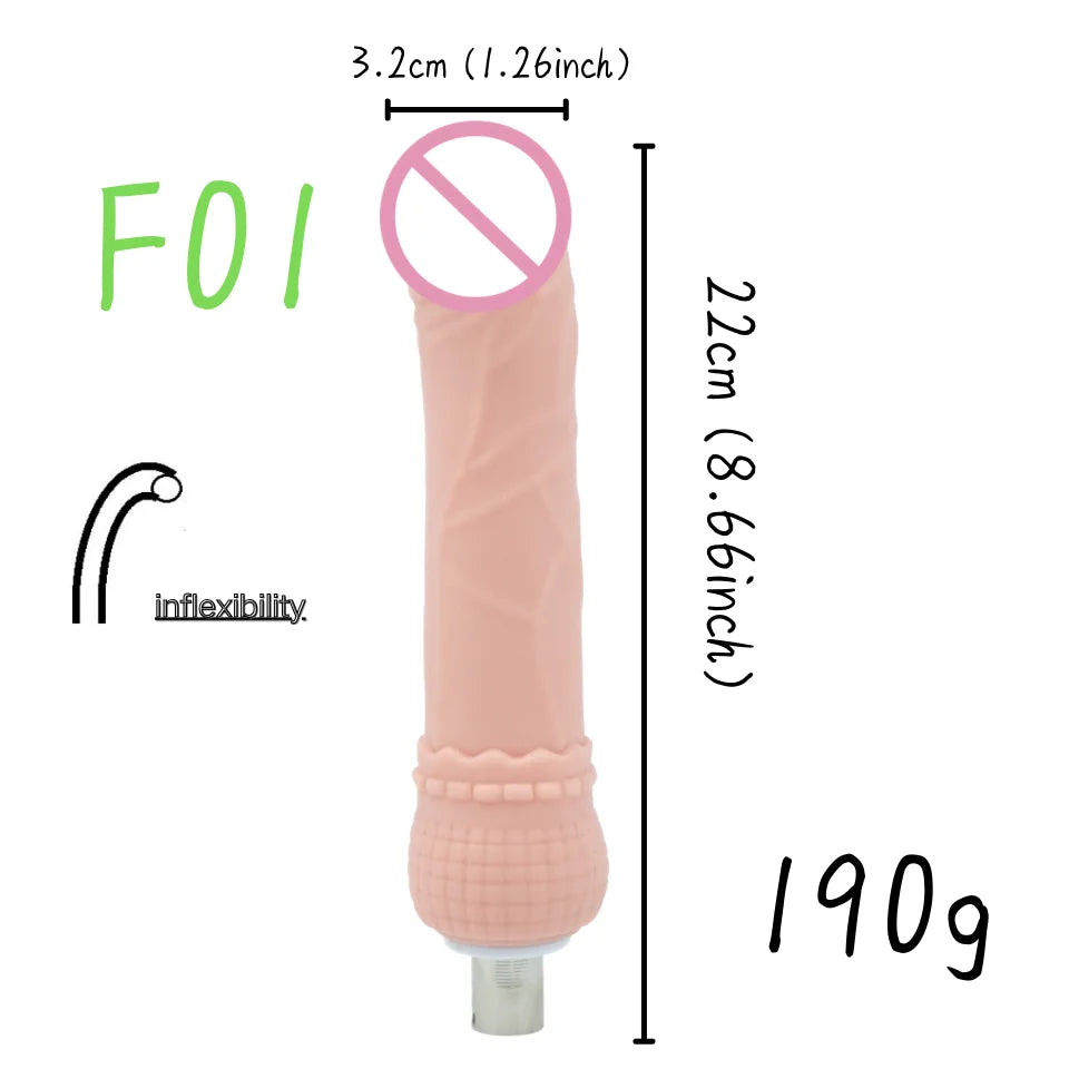 Dildos sets for thrusting sex  machine