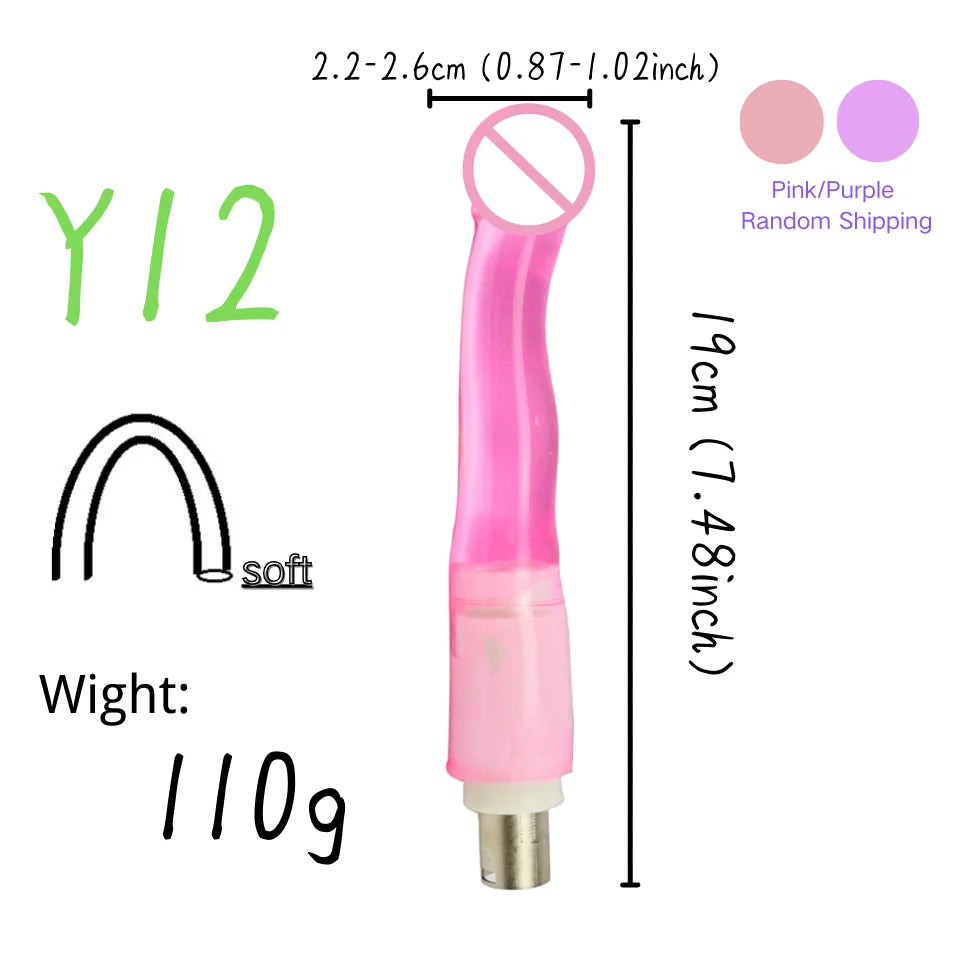 Dildos sets for thrusting sex  machine