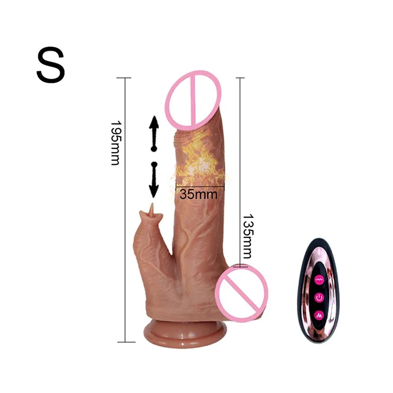 Thrusting Dildo Vibrators