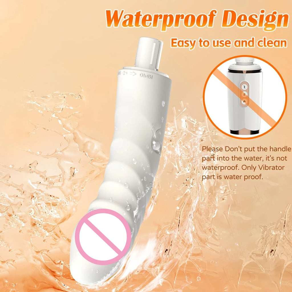 Rotatable Thrust Heating Dildo