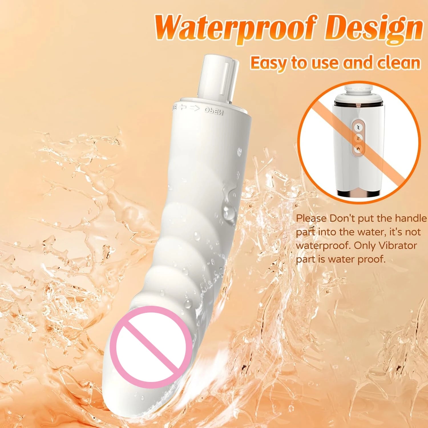 Rotatable Thrust Heating Dildo
