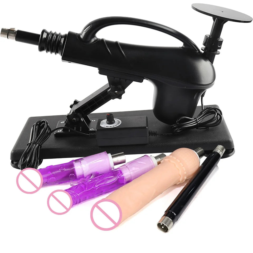 Portable Automatic Sex Machine with Dildos Sets