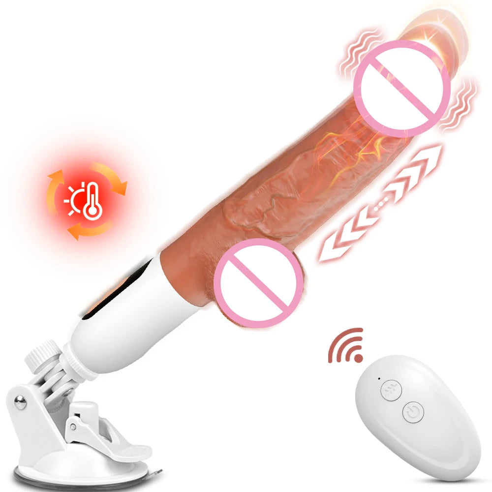 Sex Machine Thrusting Biggg Dildo