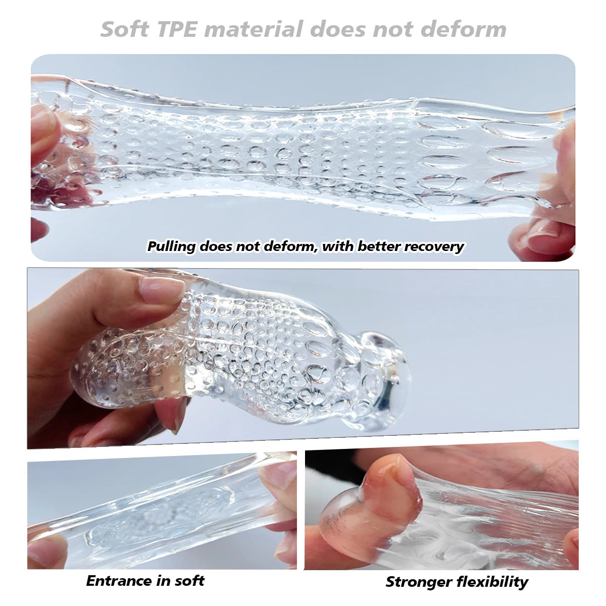 Transparent Jelly Artificial Vaginal