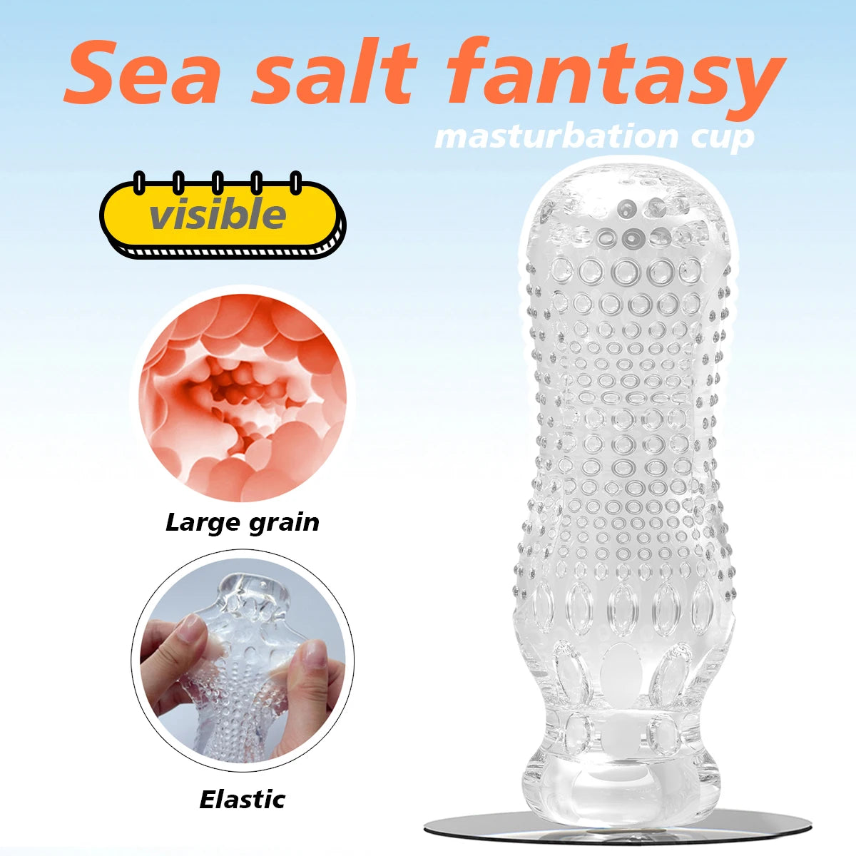 Transparent Jelly Artificial Vaginal