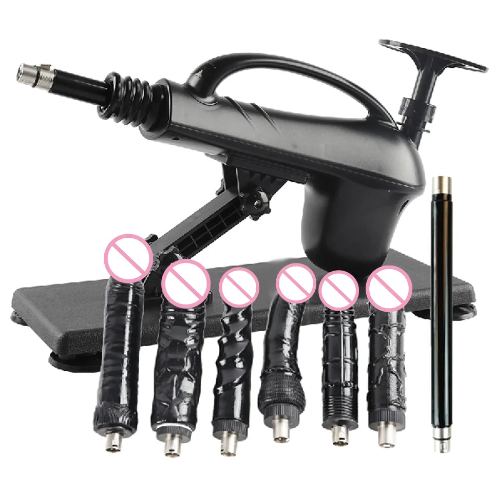 Portable Automatic Sex Machine with Dildos Sets
