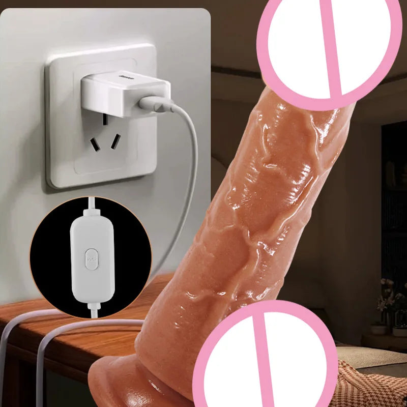 Realistic Squirting Dildo Vibration
