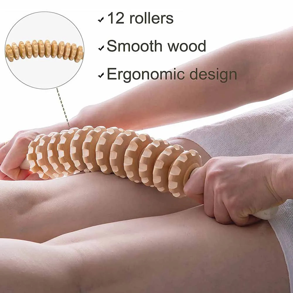 Wood Massage Roller