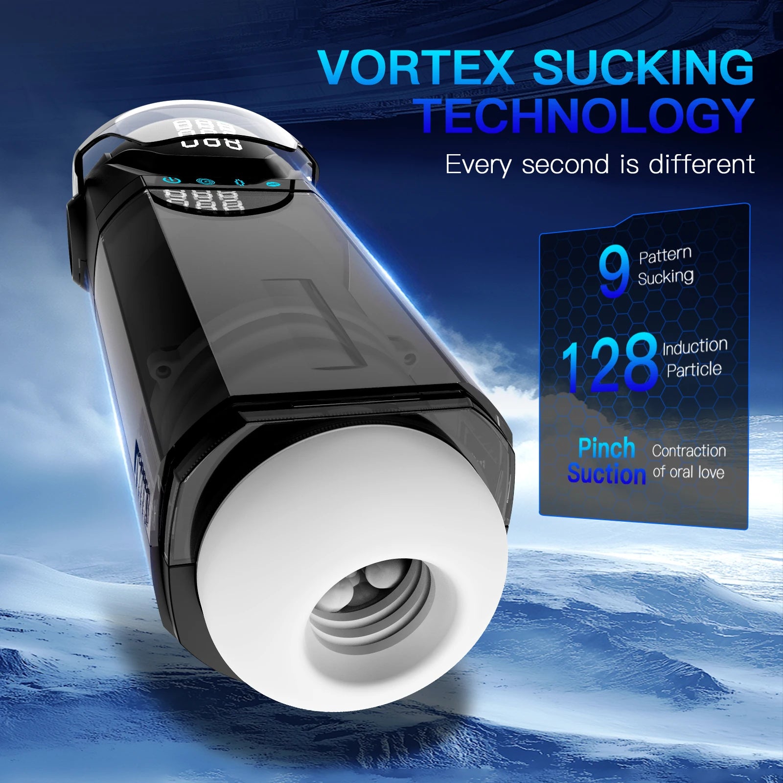 Mens Sex Toys 9 Sucking Thrusting Vibrating
