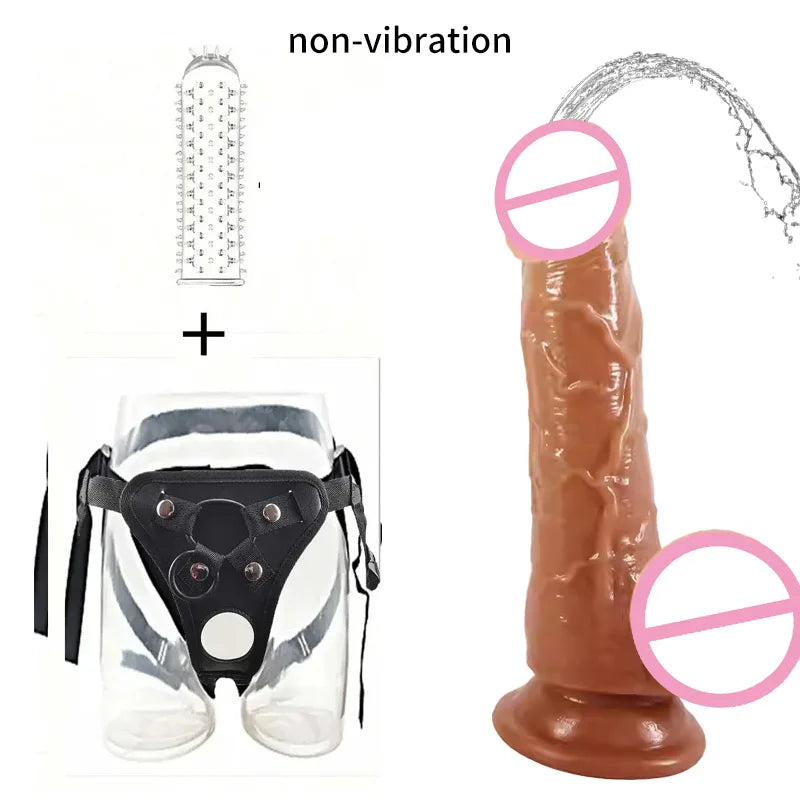 Realistic Squirting Dildo Vibration