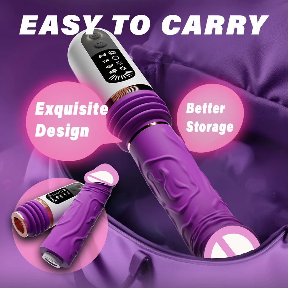 Automatic Thrusting Dildo Vibrator