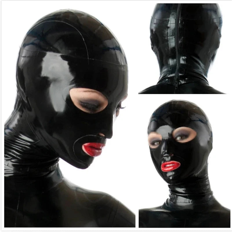 Latex Mask Fetish 100% Natural