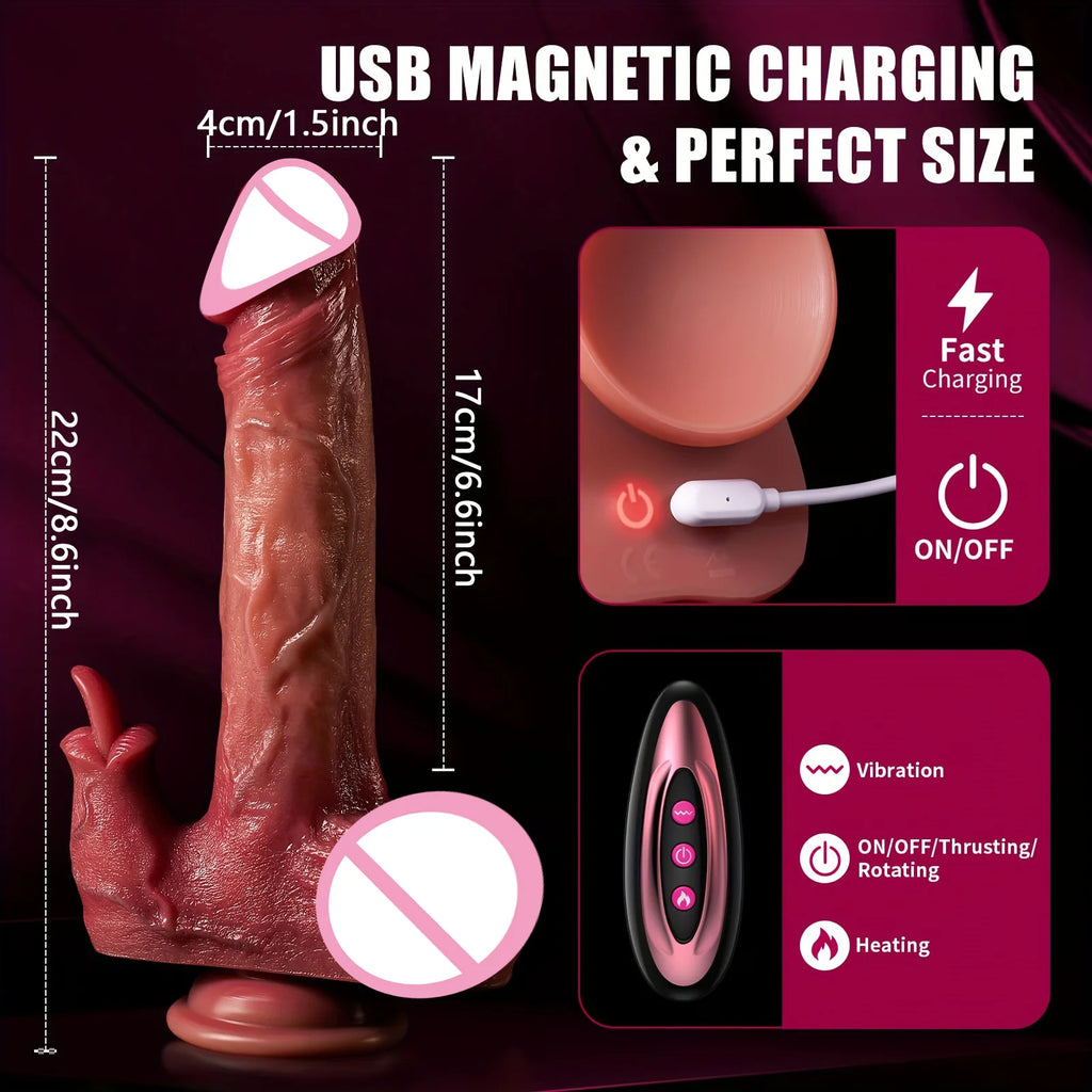 Thrusting Dildo Vibrators
