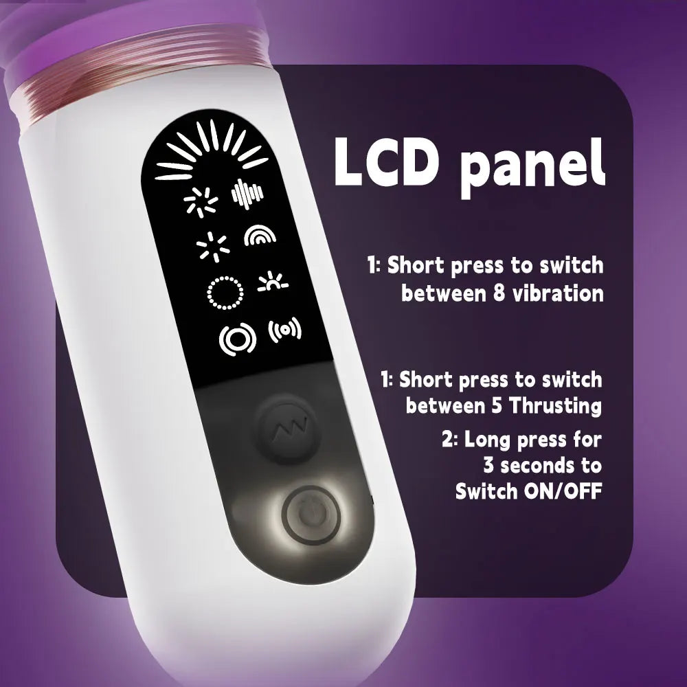 Automatic Thrusting Dildo Vibrator