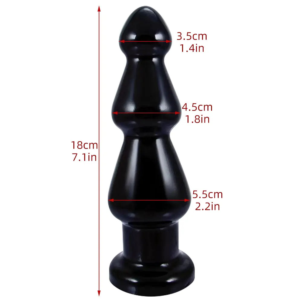Anal Plug with Powerful Sucker