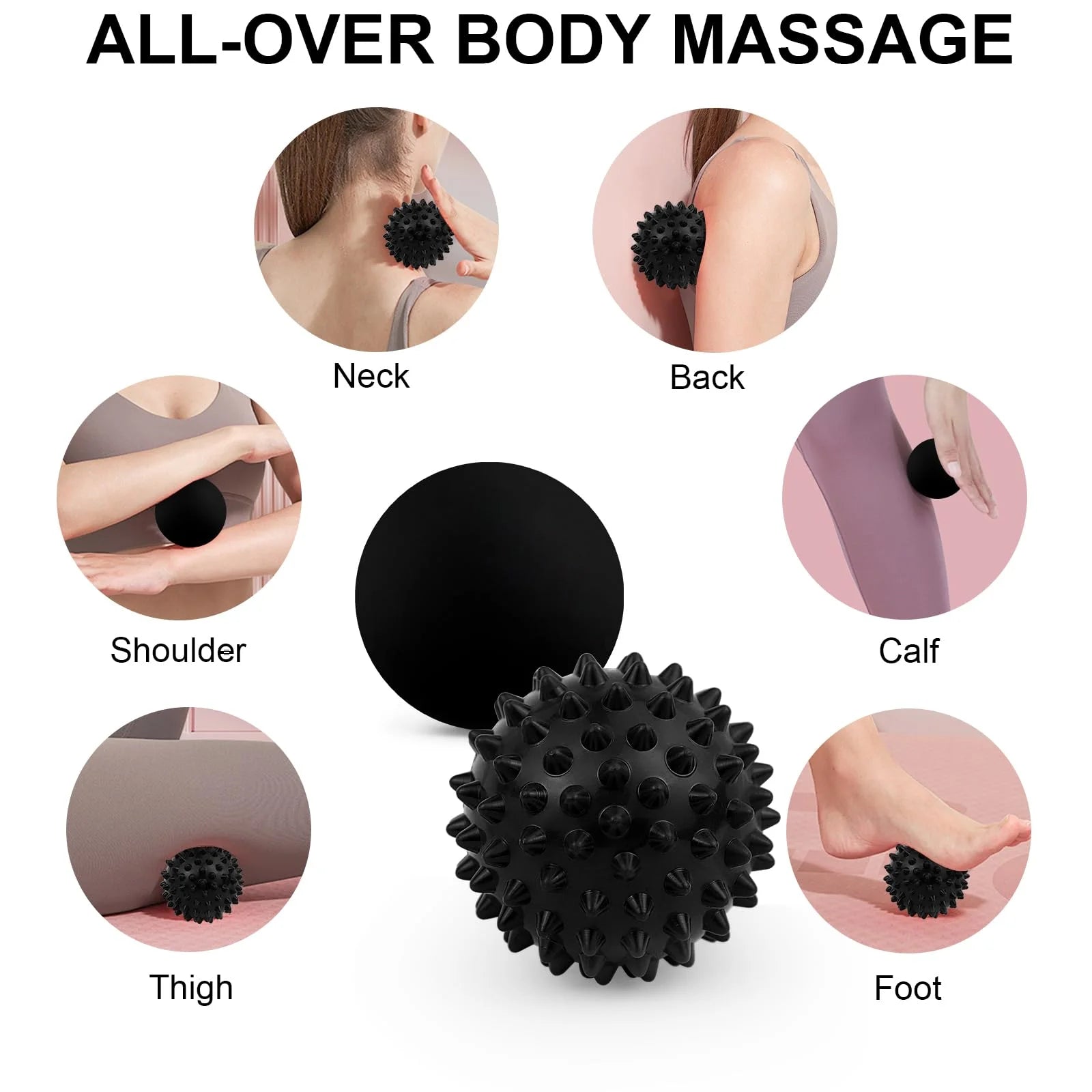 Spiky Massage Ball, for Deep Tissue