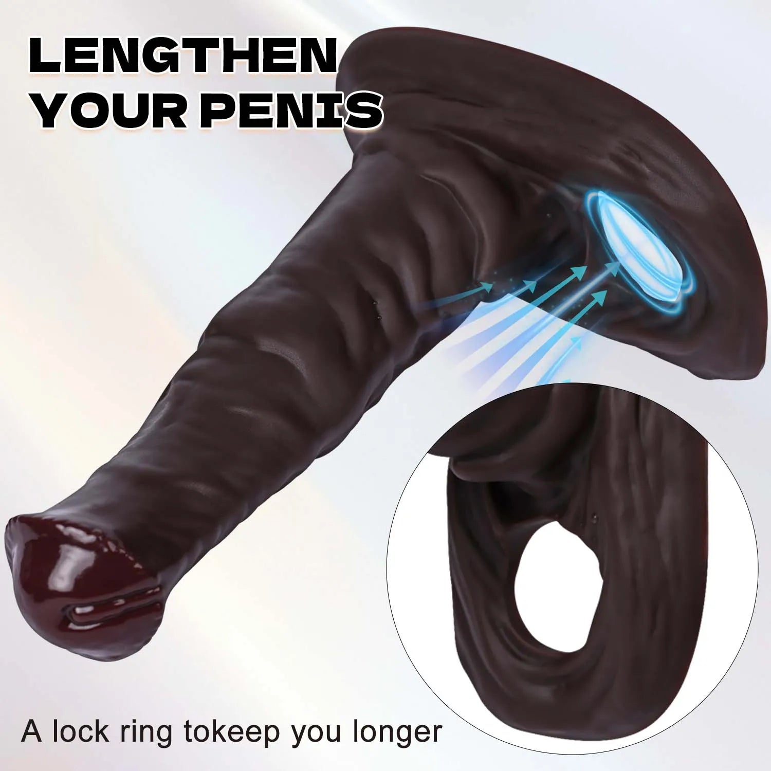 Horse Dildo Penis, 2 colors, 3 sizes