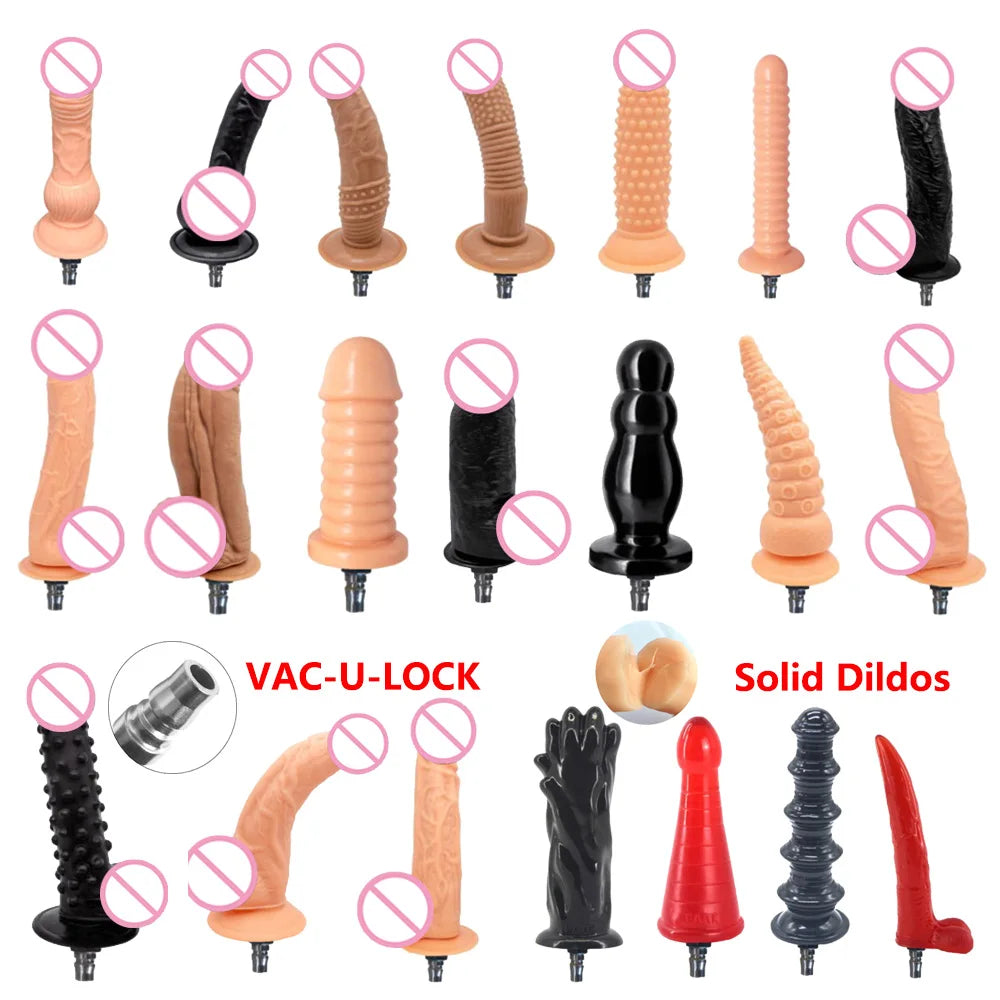 Sex Machine Dildos Attachments
