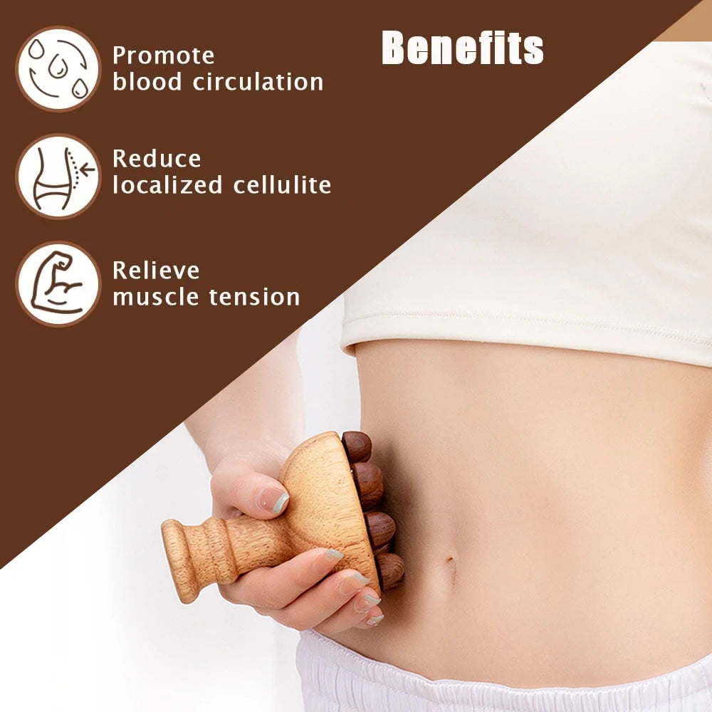 Lymphatic Drainage Massager Wood