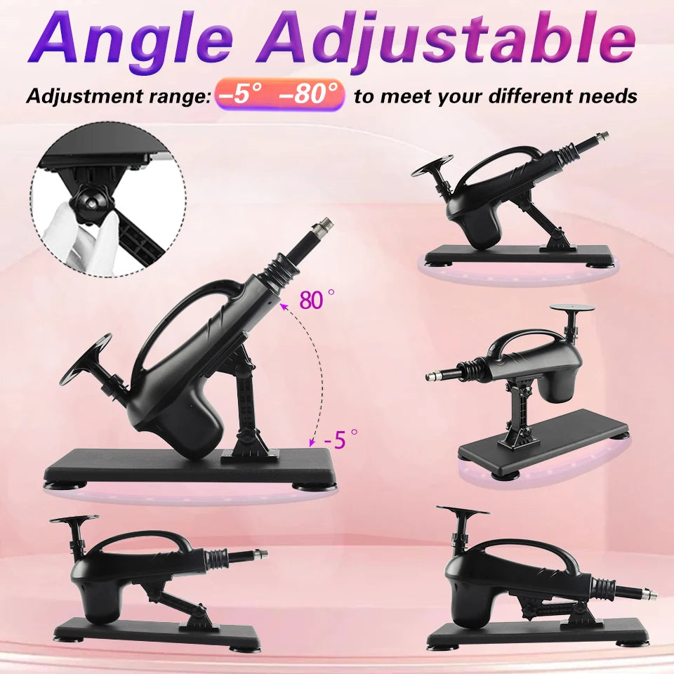 Portable Automatic Sex Machine with Dildos Sets