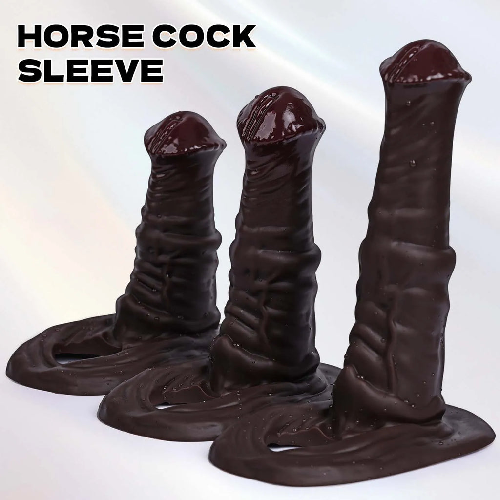 Horse Dildo Penis, 2 colors, 3 sizes