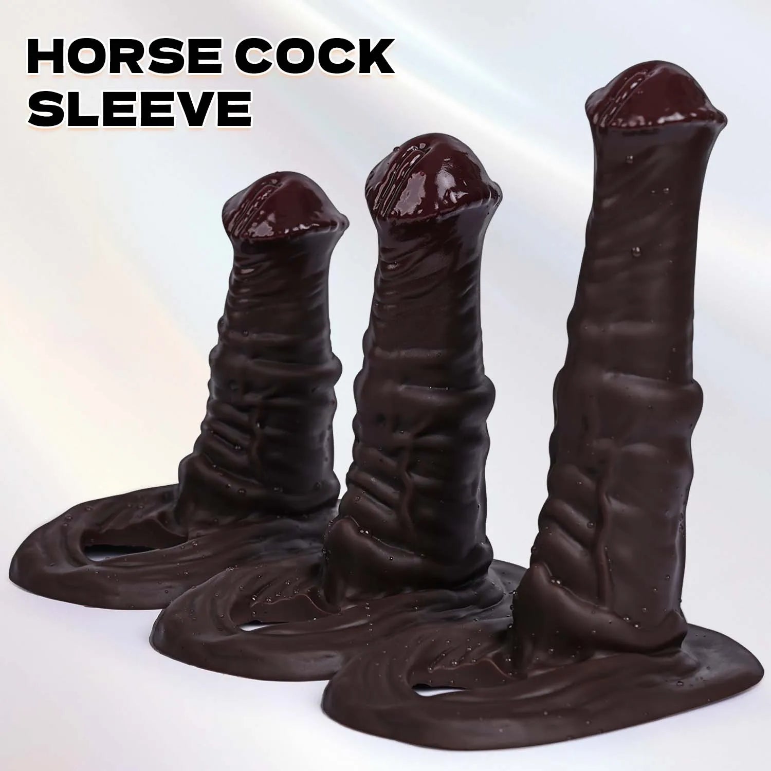 Horse Dildo Penis, 2 colors, 3 sizes