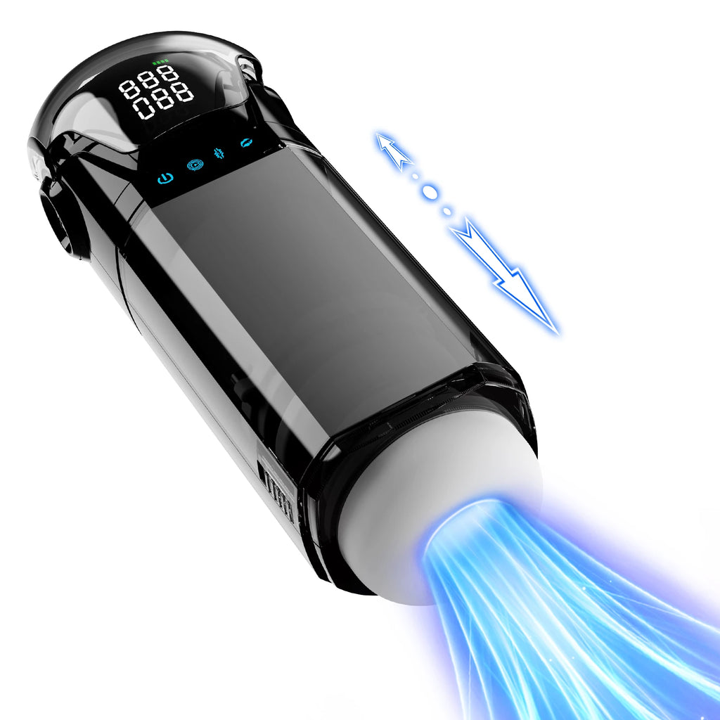 Mens Sex Toys 9 Sucking Thrusting Vibrating