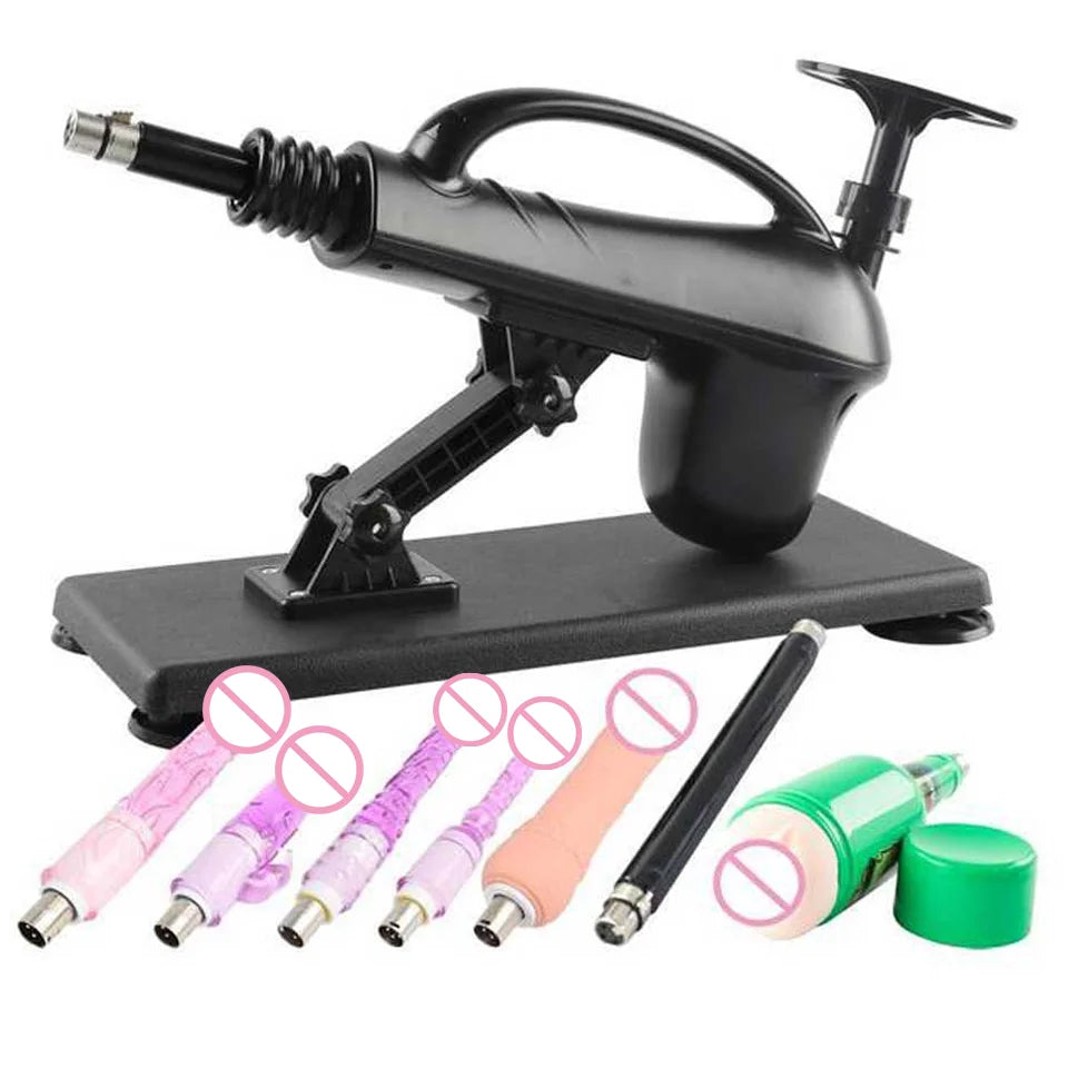 Portable Automatic Sex Machine with Dildos Sets