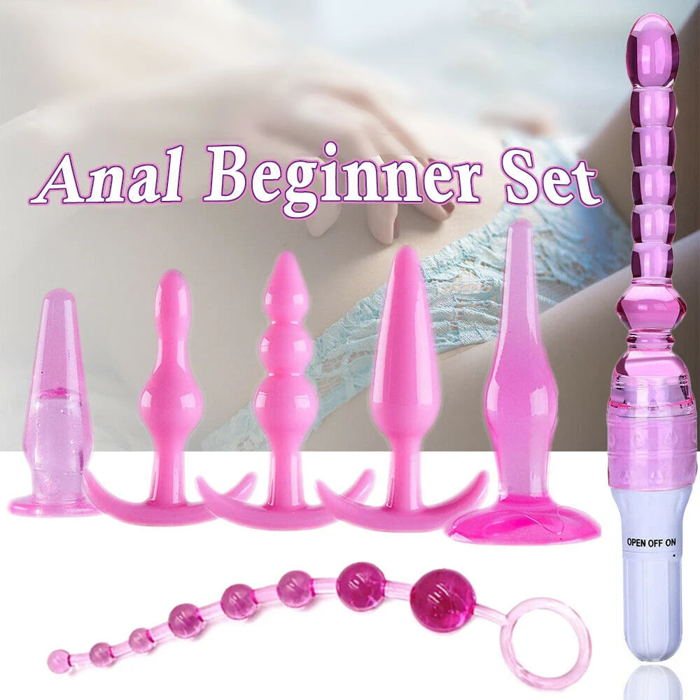 7pcs Set Vibrator Anal Plug