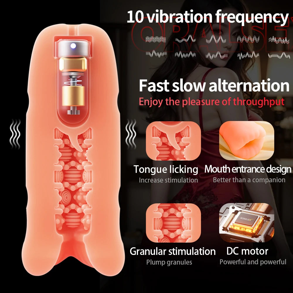 Vibrator Oral Sex Automatic Tongue