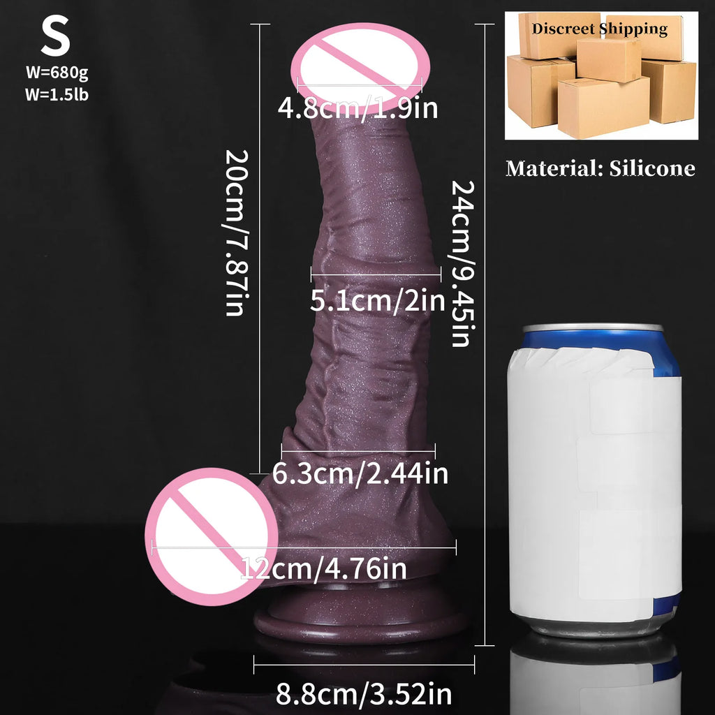 Big Silicone Soft Dog Dildo