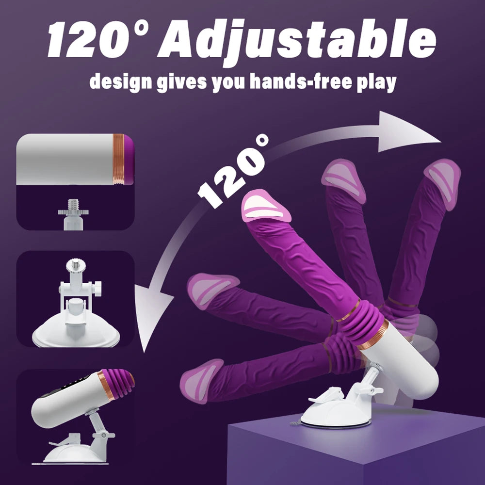 Automatic Thrusting Dildo Vibrator
